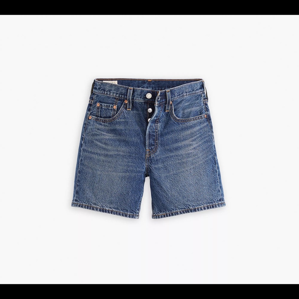 High waisted Levi’s 501® MID THIGH LIGHTWEIGHT WOMEN'S SHORTS